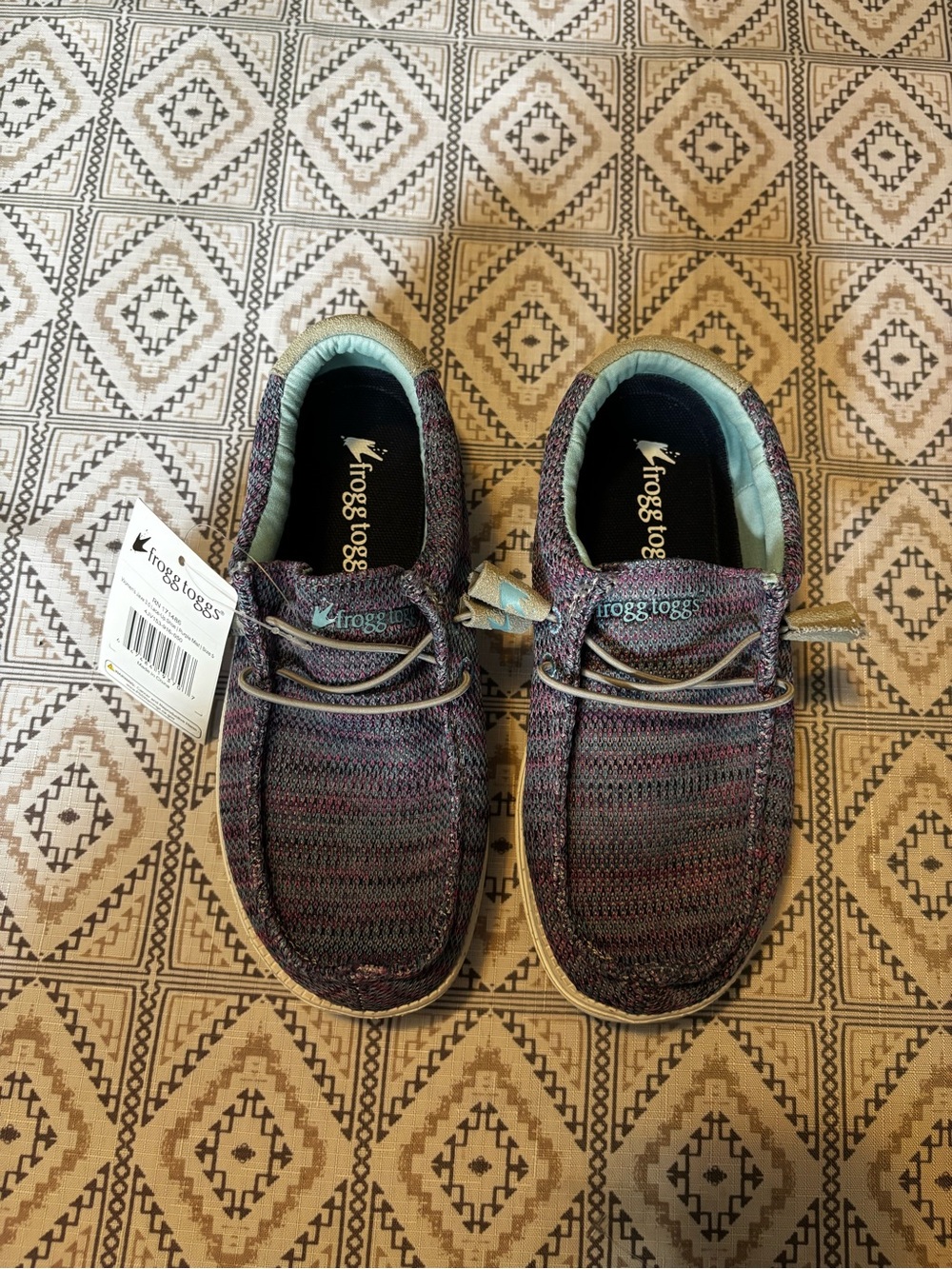 frogg toggs Women's Casual Slip-On Shoes in Purple Teal